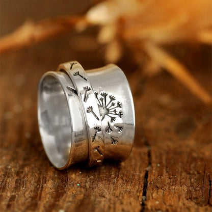 Dandelions Can Rotate Their Rings