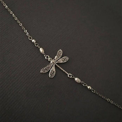 Stylish Dragonfly Anklet