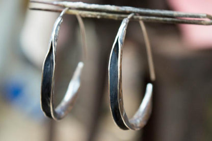 Simple Large Round Earrings