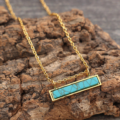 One-Piece Turquoise Necklace