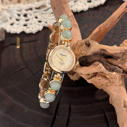 Tiger-Eye Stone Watch Bracelet