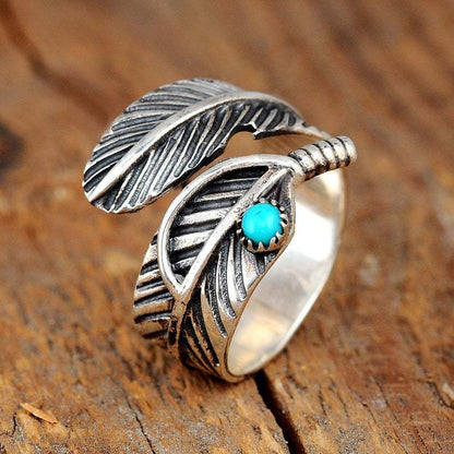 Making Antique Feather Gemstone Rings