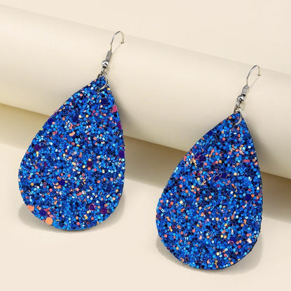 Christmas Glittering Sequin Earrings