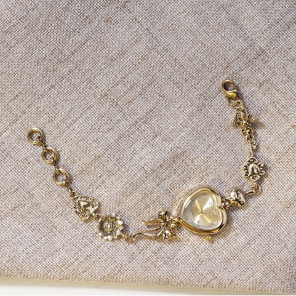 New Vintage Heart-shaped Bracelet Watch