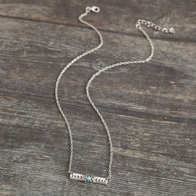 Single Arrow Pendant Necklace