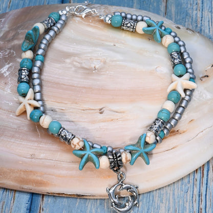 Boho Vacation Style Shell Anklet