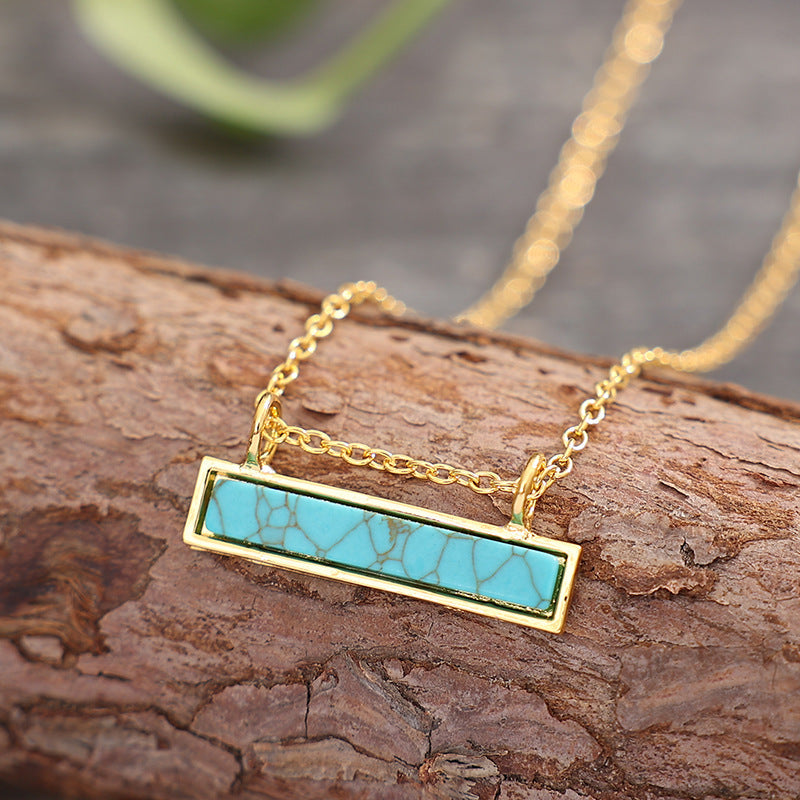 One-Piece Turquoise Necklace