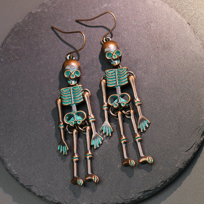 Halloween Punk-style Skull Earrings