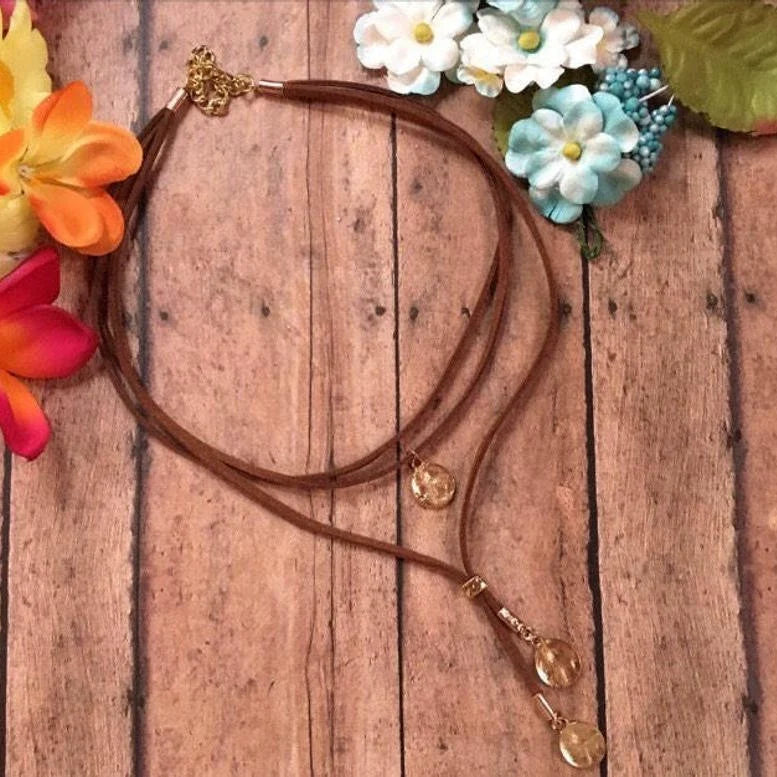 Simple Velvet Ribbon Necklace