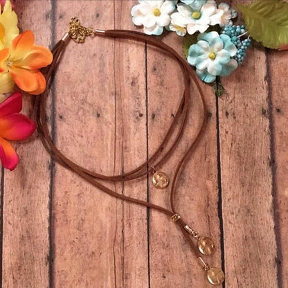Simple Velvet Ribbon Necklace
