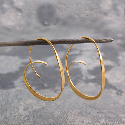 Exaggerated Geometric Irregular Earrings