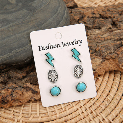Bohemian Earrings Set of Three