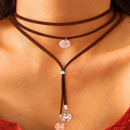 Simple Velvet Ribbon Necklace