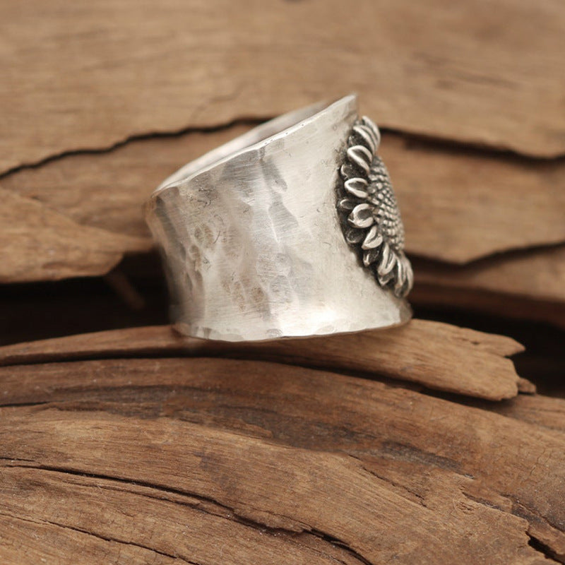 Retro Sunflower Ring