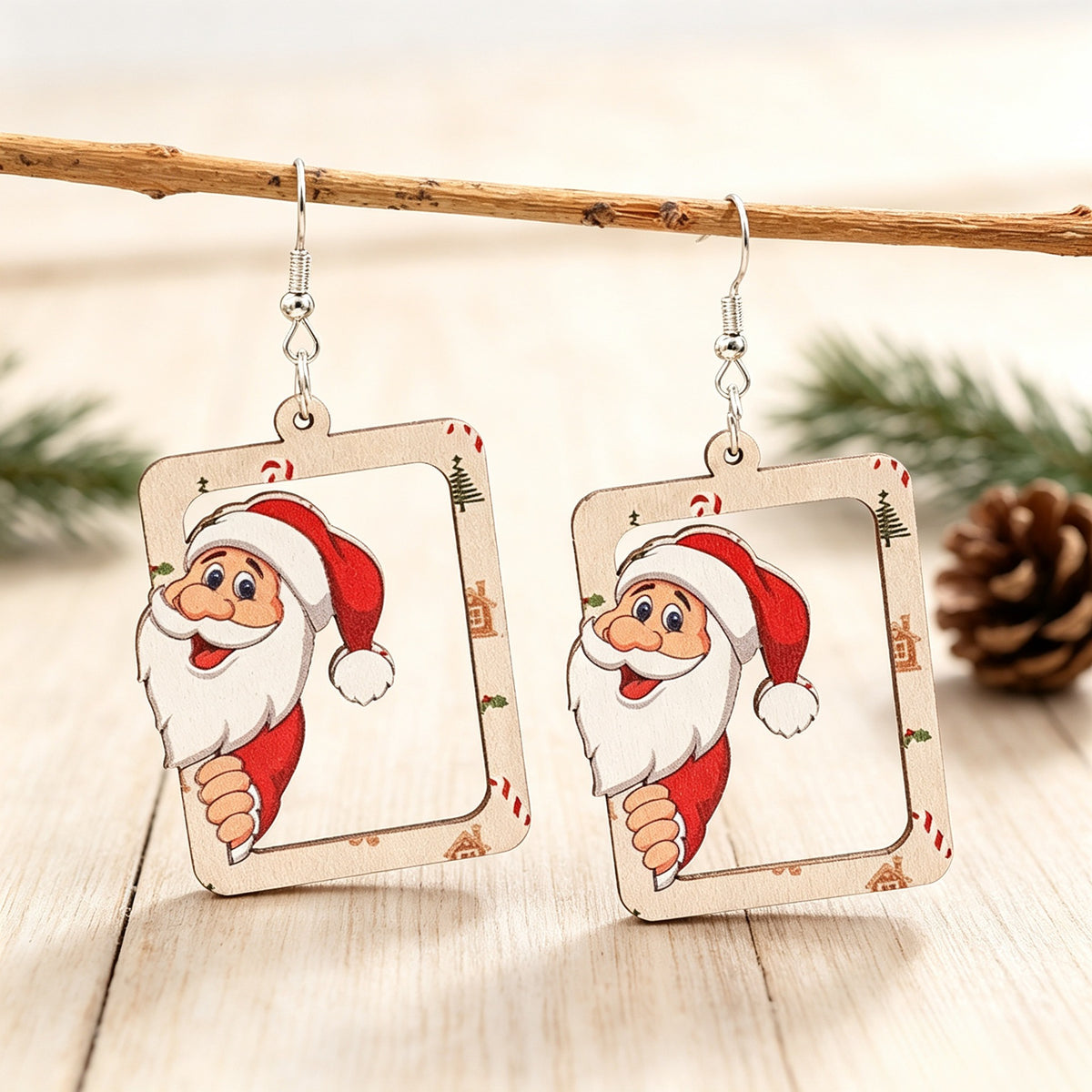 Santa Claus Has Arrived - Hollow Creativity Earrings