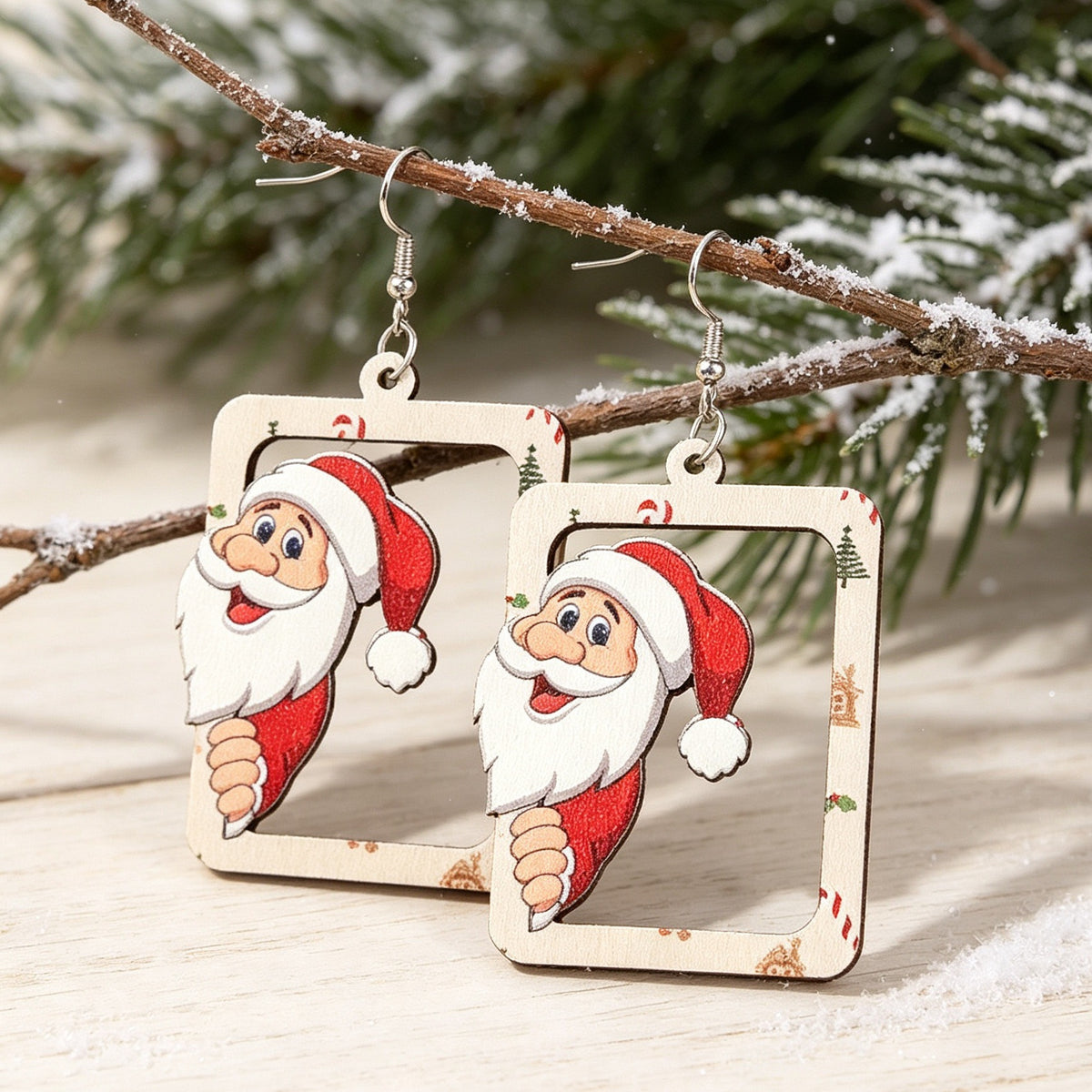 Santa Claus Has Arrived - Hollow Creativity Earrings