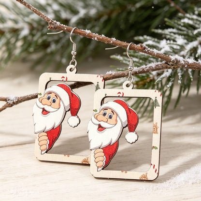 Santa Claus Has Arrived - Hollow Creativity Earrings