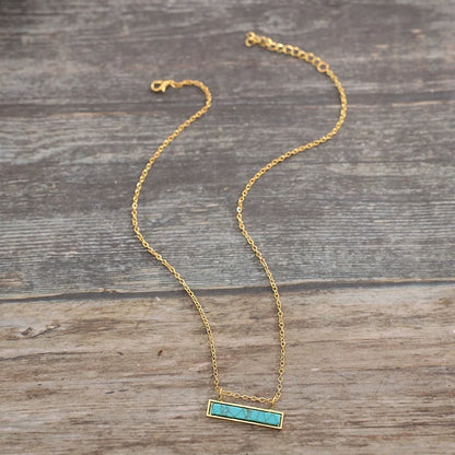 One-Piece Turquoise Necklace