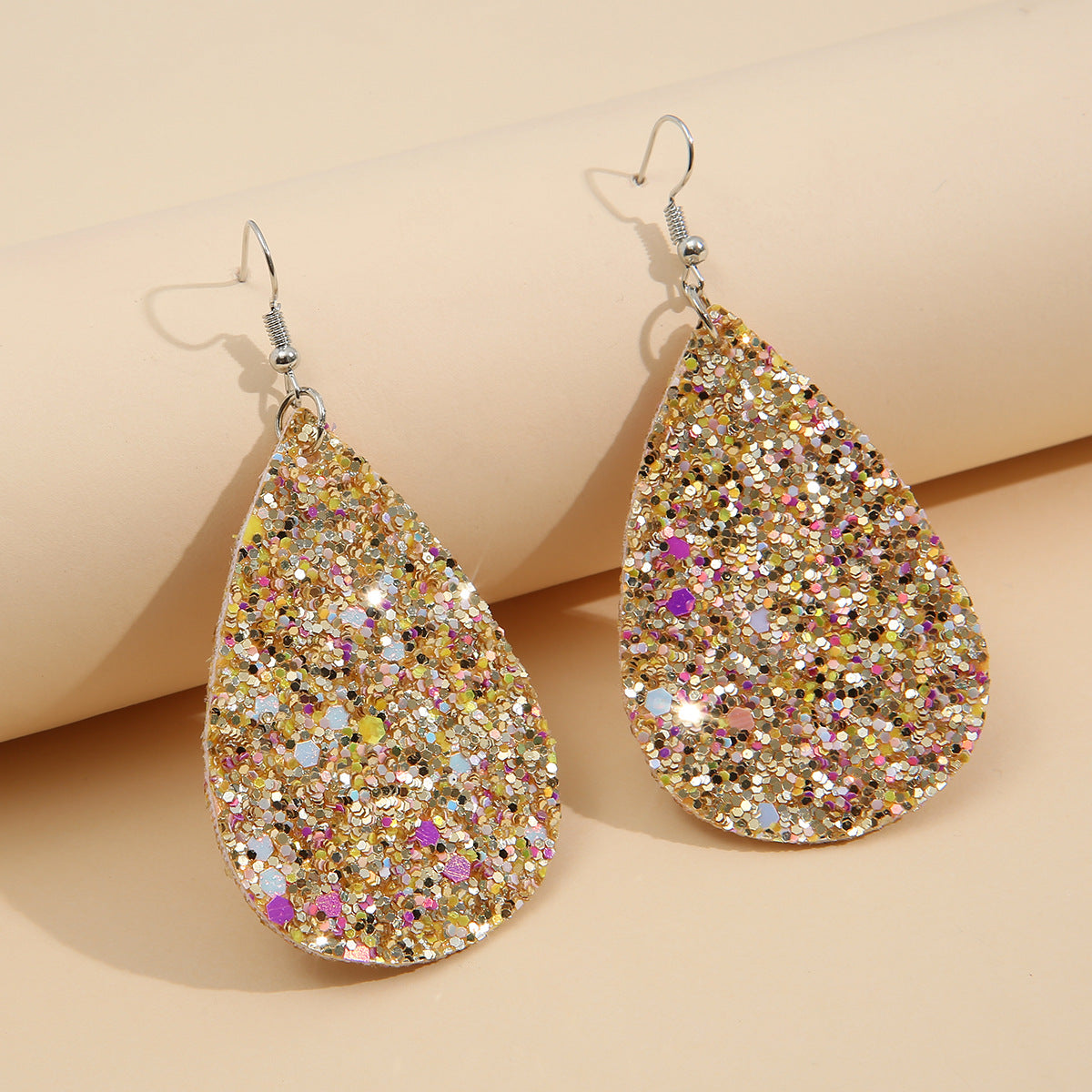 Christmas Glittering Sequin Earrings