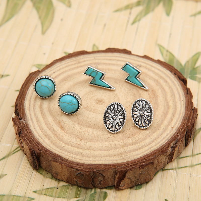 Bohemian Earrings Set of Three