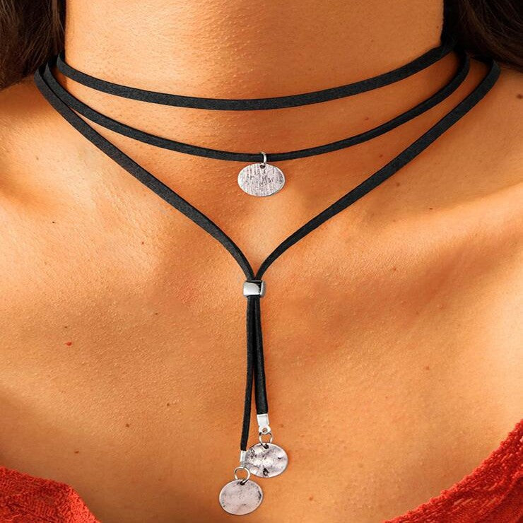 Simple Velvet Ribbon Necklace