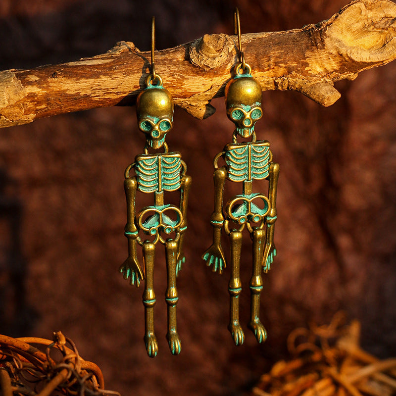 Halloween Punk-style Skull Earrings