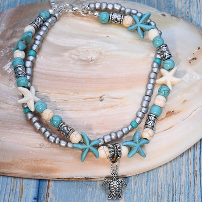 Boho Vacation Style Shell Anklet