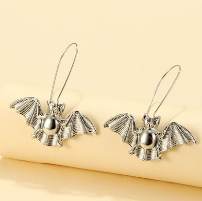 Retro Large Bat-Shaped Earrings