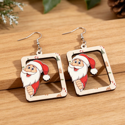 Santa Claus Has Arrived - Hollow Creativity Earrings