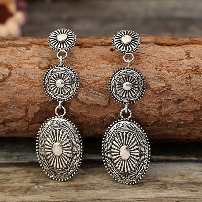 Retro Bohemian Pattern Earrings