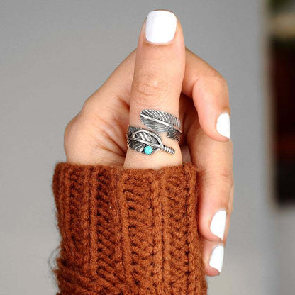 Making Antique Feather Gemstone Rings