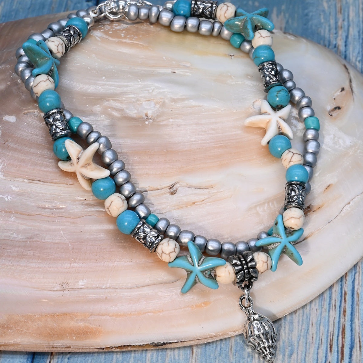 Boho Vacation Style Shell Anklet