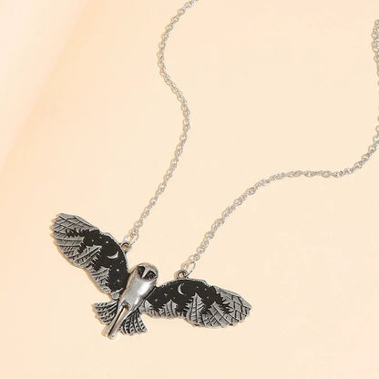 Retro Owl Necklace