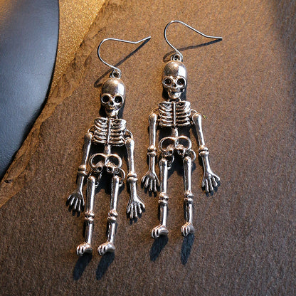 Halloween Punk-style Skull Earrings