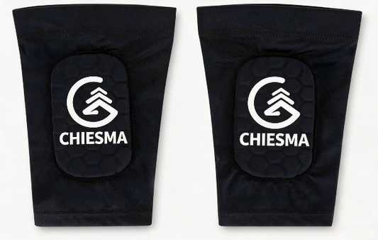 CHIESMA Breathable Adjustable Soccer Shin Pads Lightweight Protective Gear for Kids Adults Football Training Games