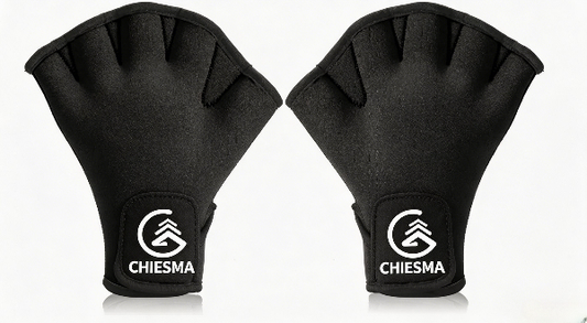 CHIESMA 3mm Neoprene Waterproof Swimming Gloves Warm Thermal for Diving Snorkeling Surfing Kayaking Water Sports