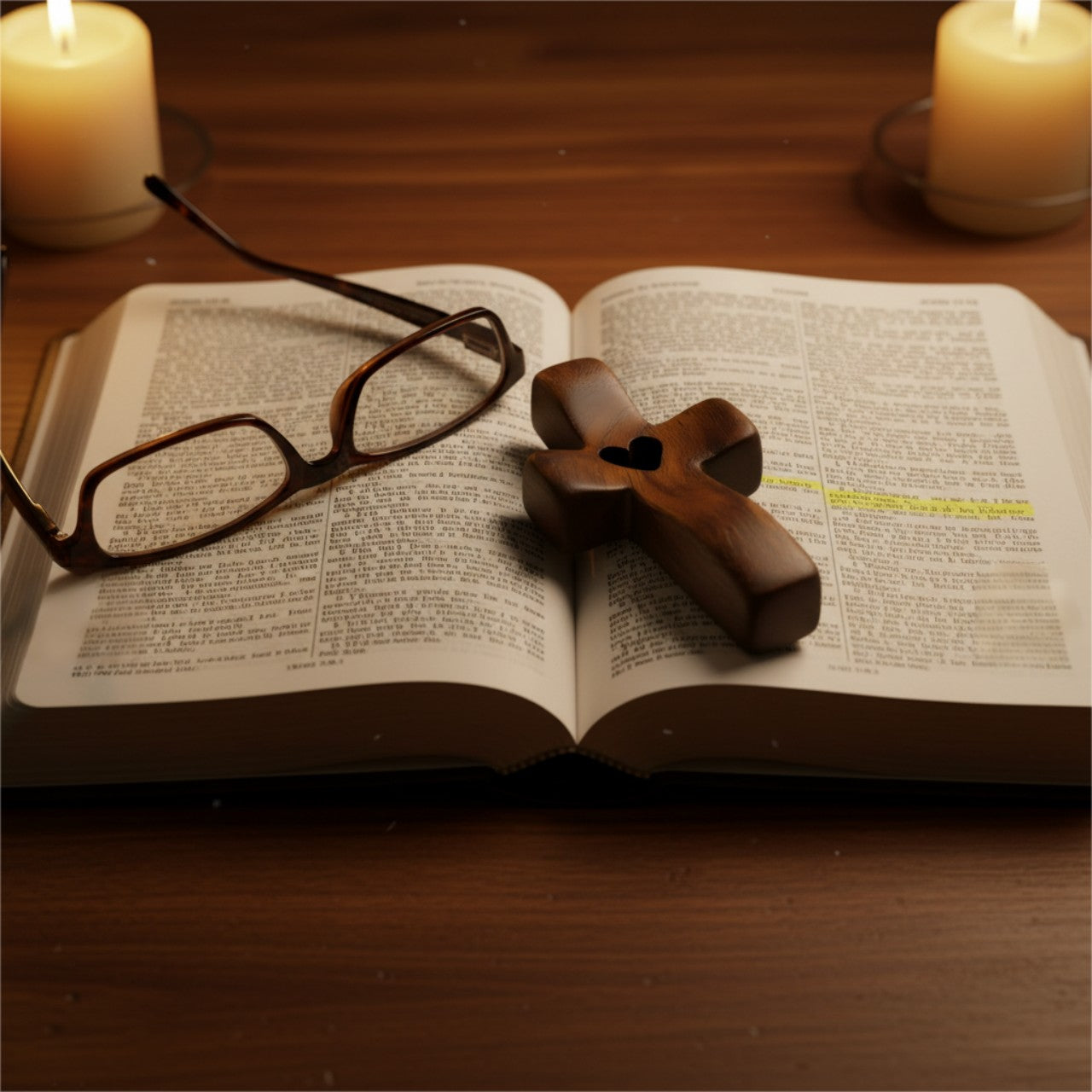 10-Pack Black Walnut Pocket Crosses – Comfort, Prayer & Stress Relief