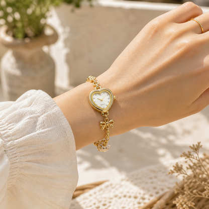 New Vintage Heart-shaped Bracelet Watch