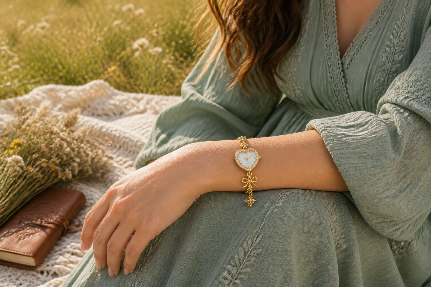 New Vintage Heart-shaped Bracelet Watch