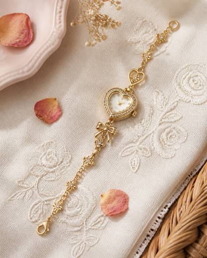 New Vintage Heart-shaped Bracelet Watch