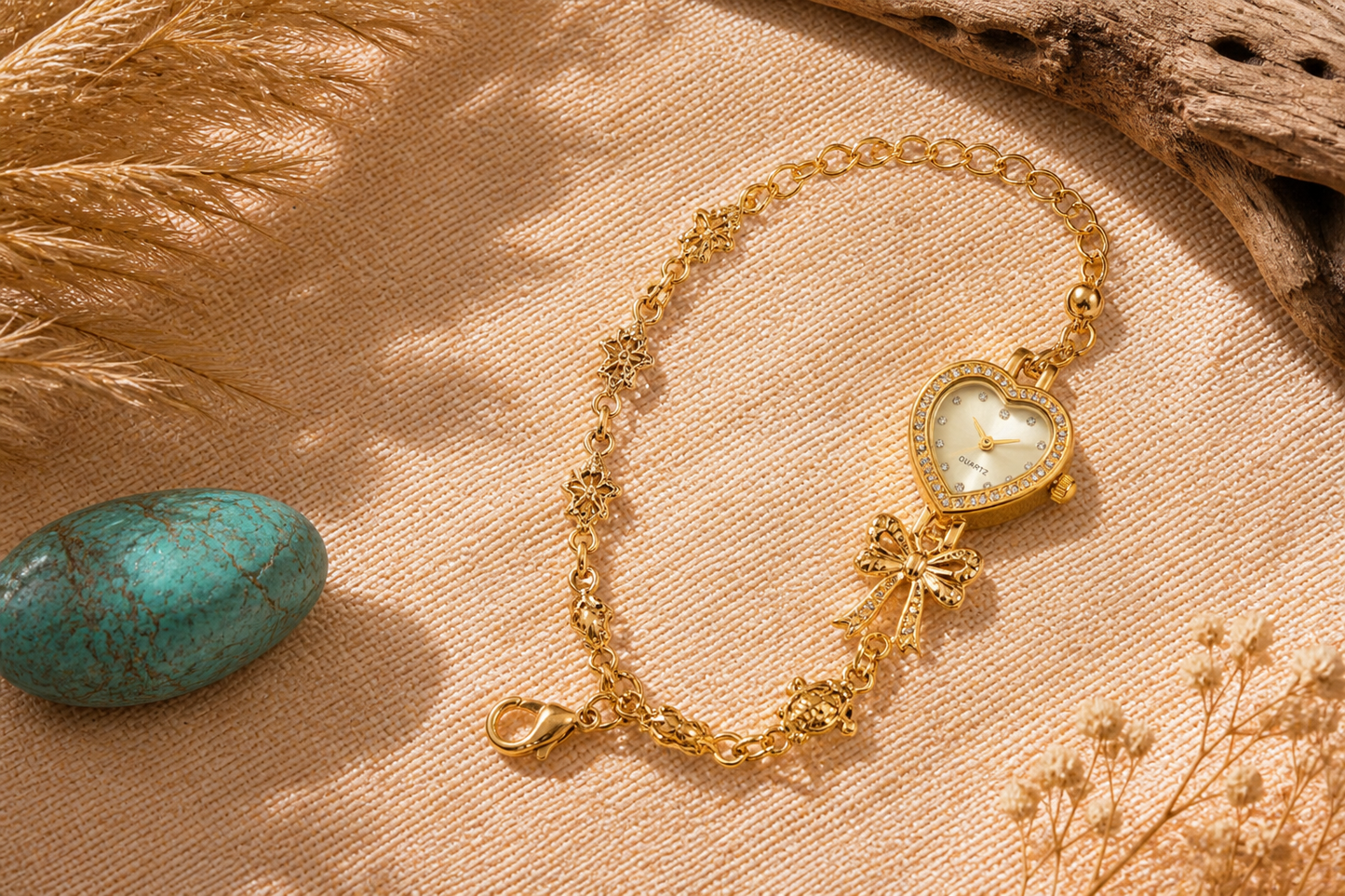 New Vintage Heart-shaped Bracelet Watch