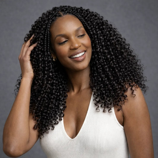 burmese curly crochet hair human hair kinky curly look feather crochet extensions natural curly crochet braids soft curly protective hairstyle for black women