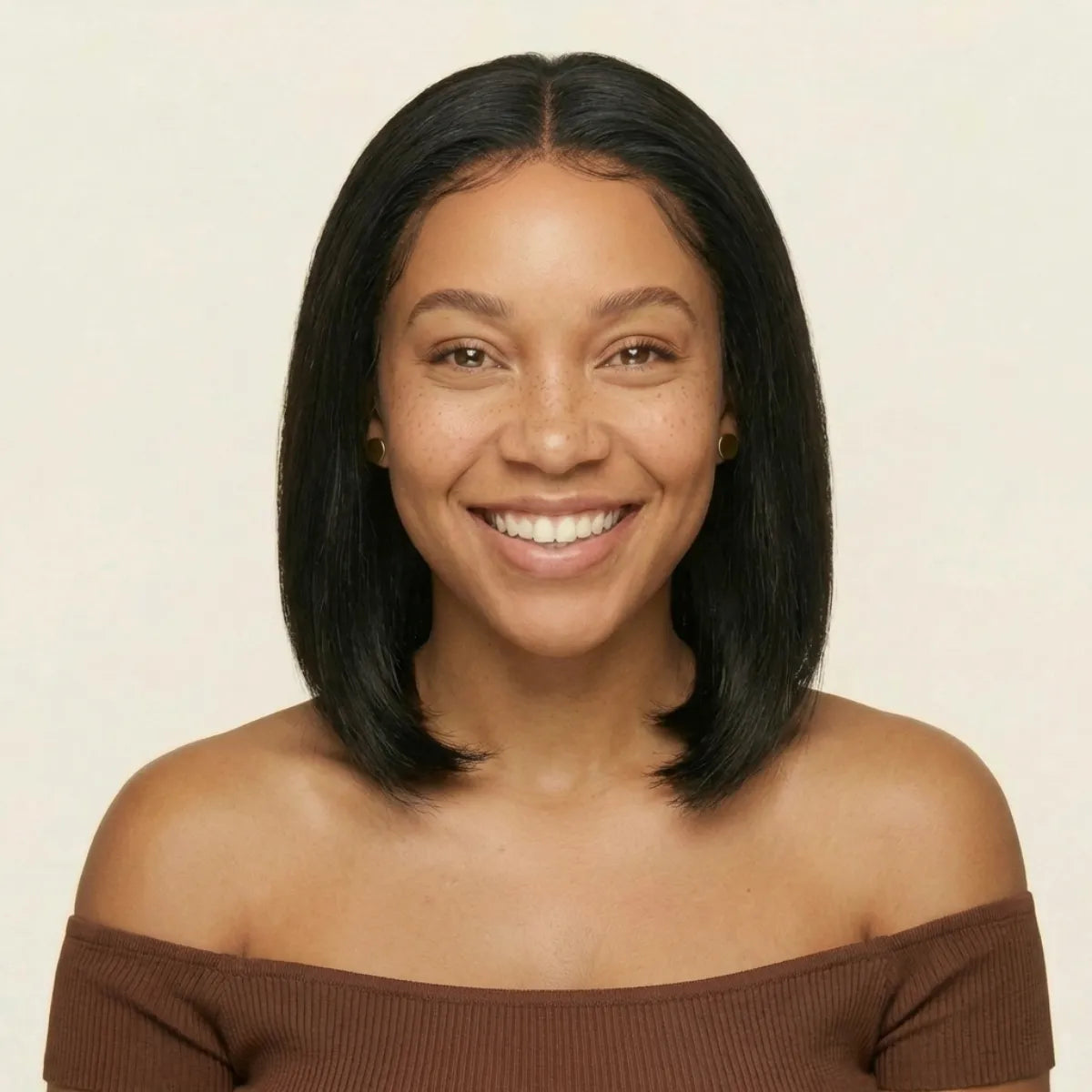 12A Grade Glueless Bob Wig for Black Women — 4x4 SSD HD Lace Closure 250% Density Natural Black | Chiesma