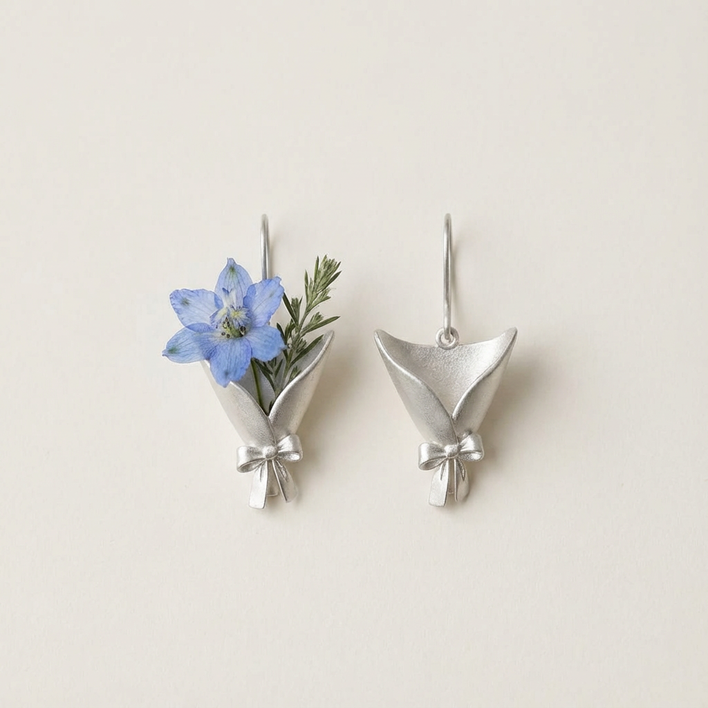 Chiesma Bouquet Earrings — Earrings Made for Your Own Flowers