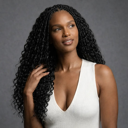 deep wave crochet hair human hair feather crochet extensions boho crochet braids voluminous curly crochet hair protective styles for black women