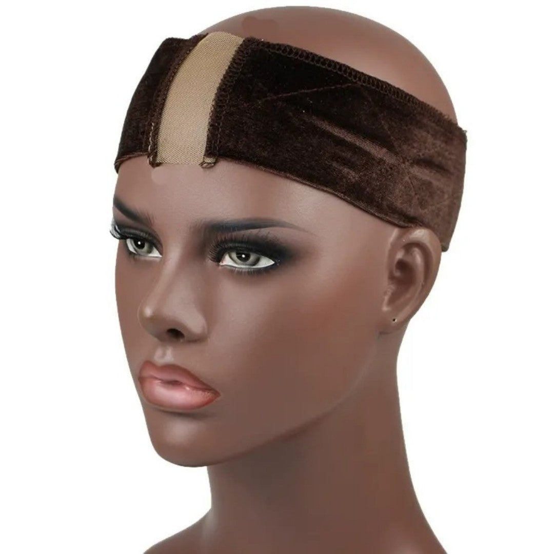 Chiesma Non-Slip Wig Grip Band — Velvet & Lace, Secure Fit Without Glue