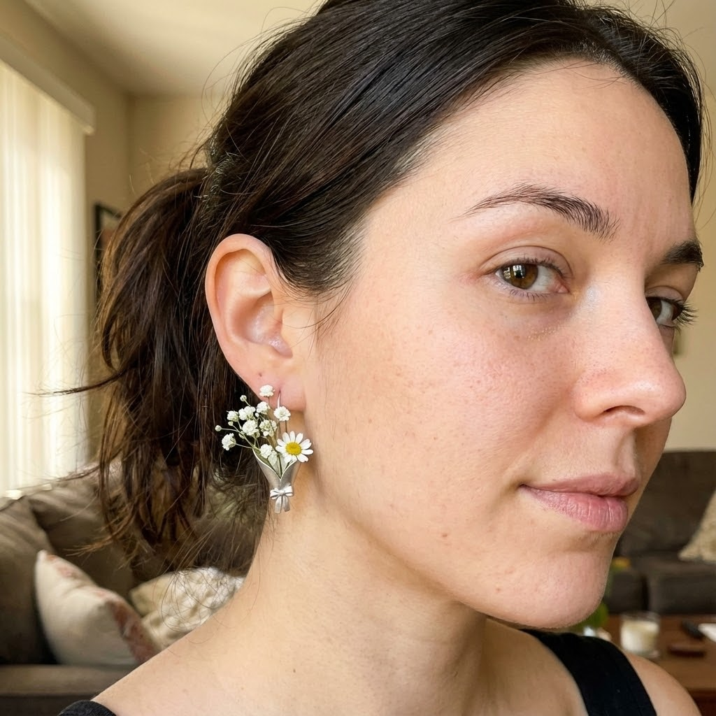 Chiesma Bouquet Earrings — Earrings Made for Your Own Flowers