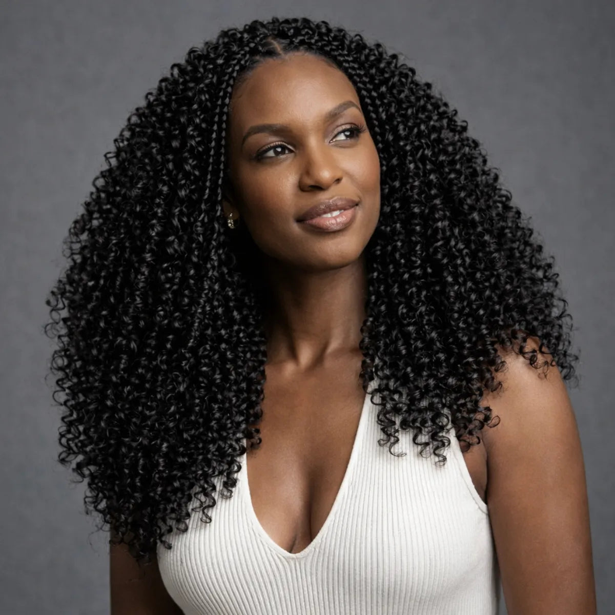 jerry curl crochet hair human hair feather crochet extensions tight curly crochet braiding hair natural curly hairstyle for black women boho braids