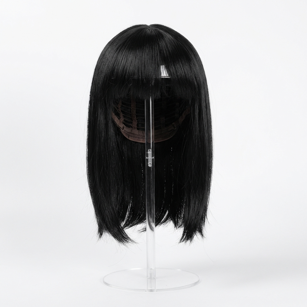 CHIESMA Premium Acrylic Wig Stand - 16" Professional Dome Display & Storage Holder
