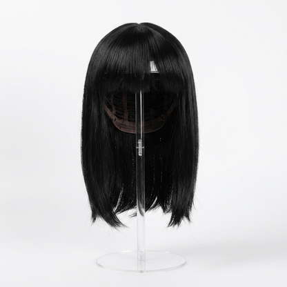 CHIESMA Premium Acrylic Wig Stand - 16" Professional Dome Display & Storage Holder